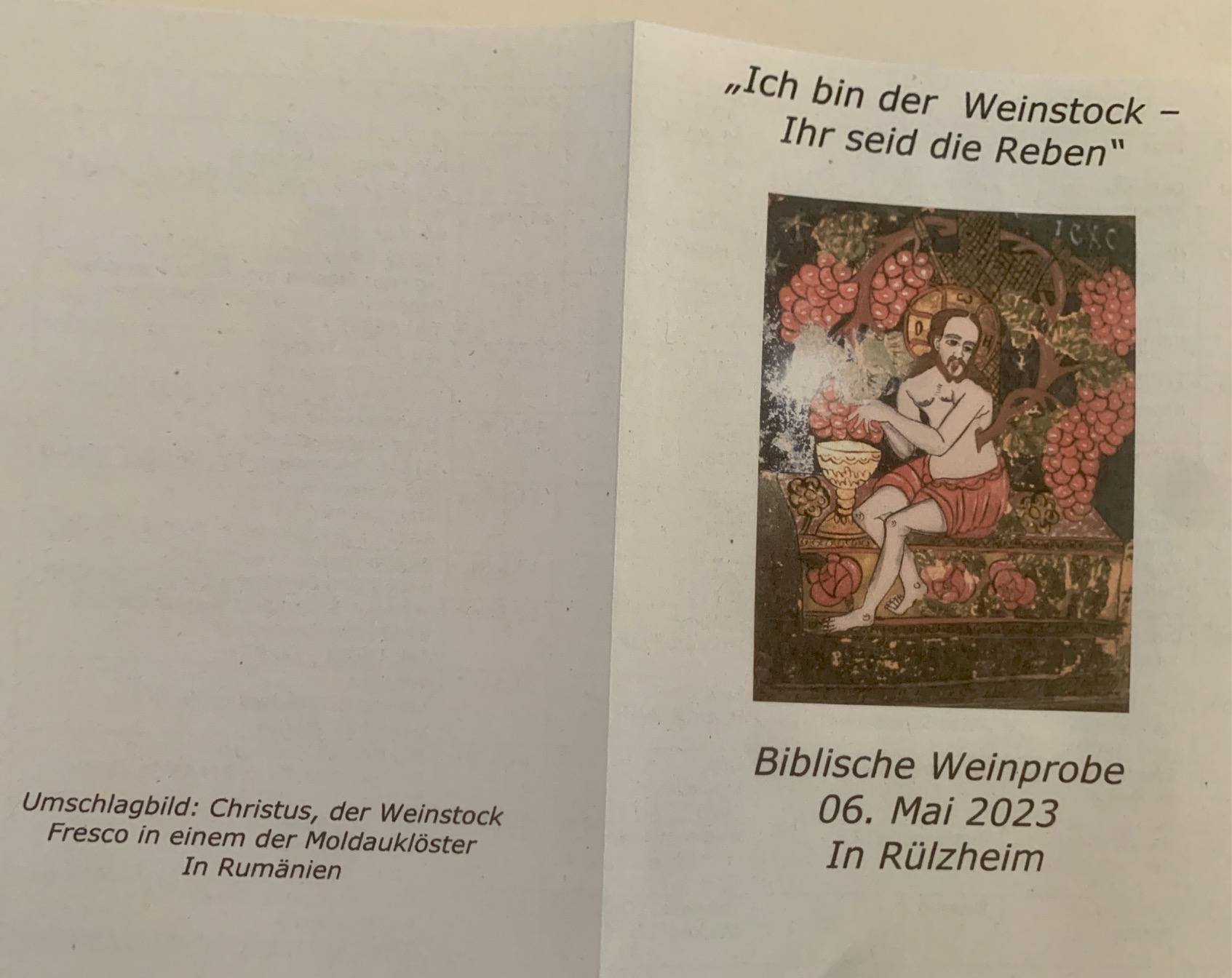 Biblische Weinprobe